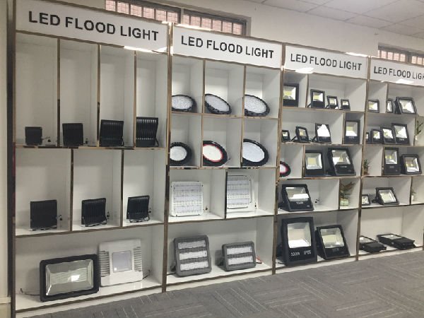 LED-licht fabrieksshowroom