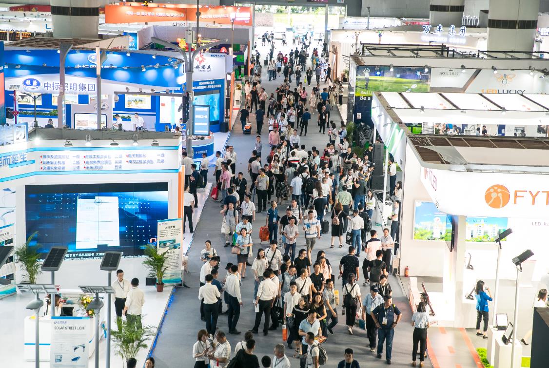 Exposições de iluminação LED
