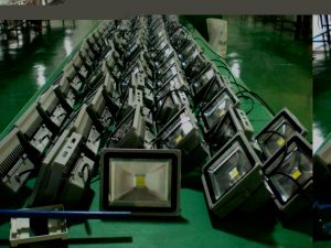 linha de produção de fábrica de luz led