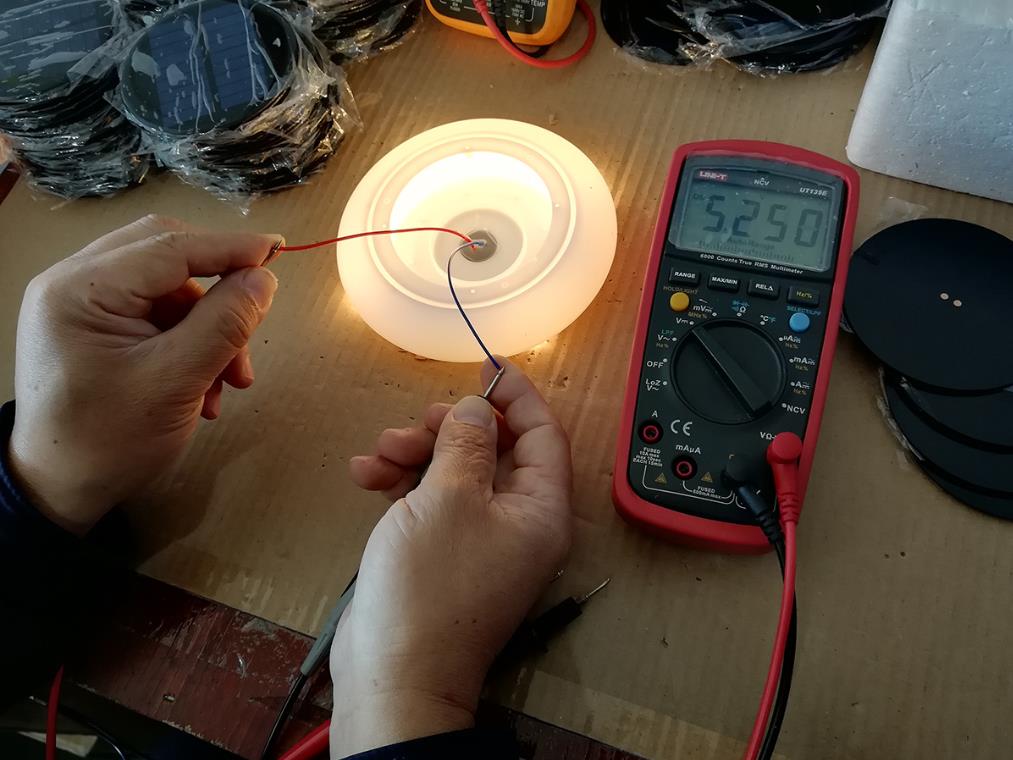 inspeção de luz led