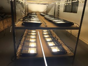 linhas de envelhecimento de fábrica de luzes led