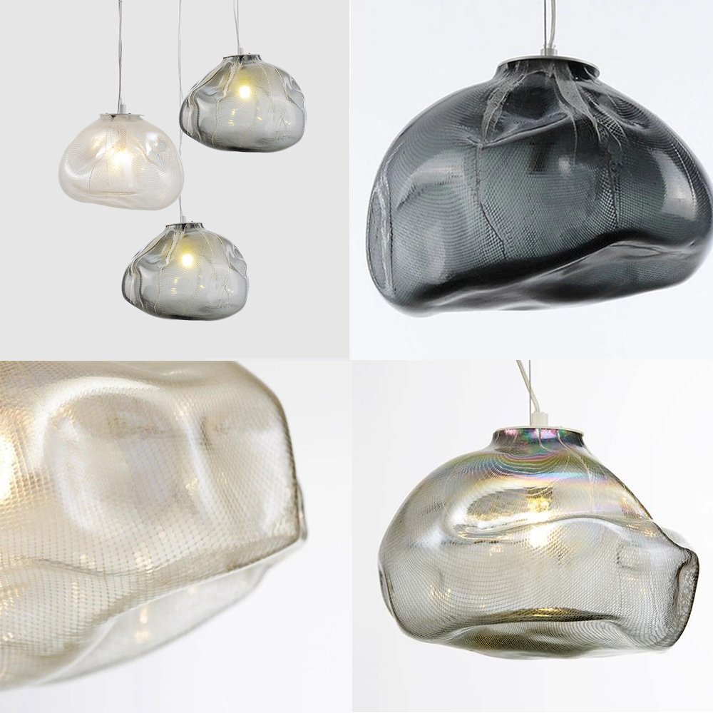 Custom Hand Blown Glass Lamp Shades